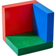 Juego de composición en 3D Cubo de color