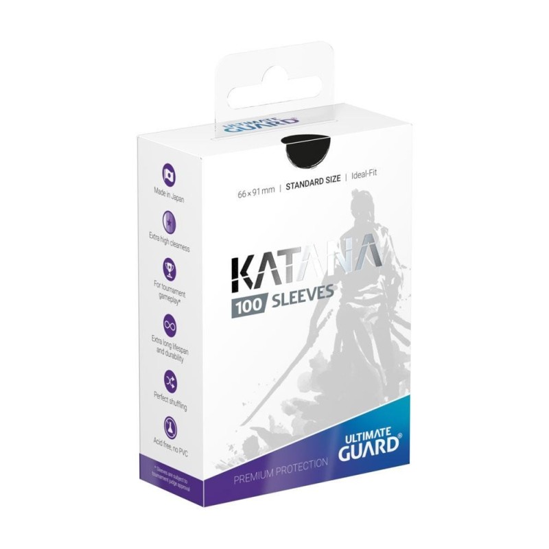 FUNDAS KATANA SLEEVES TAMAÑO STANDAR 100UD - NEGRA