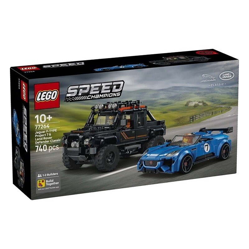 LEGO SPEED CHAMPIONS - JAGUAR PROJECT 7 Y LAND ROVER DEFENDER