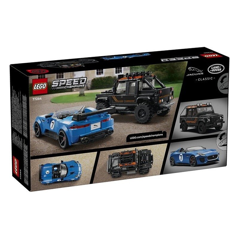 LEGO SPEED CHAMPIONS - JAGUAR PROJECT 7 Y LAND ROVER DEFENDER