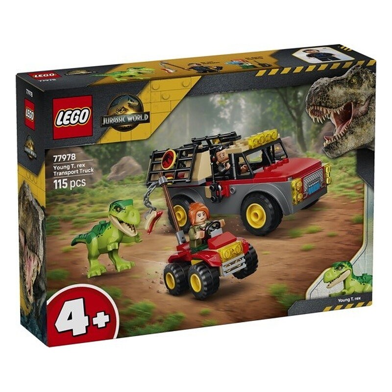 LEGO JURASSIC WORLD - CAMION DE TRANSPORTE DEL T. REX JOVEN