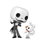 Funko POP! Vinyl & Buddy Jack Skellington with Zero - Pesadilla antes de Navidad