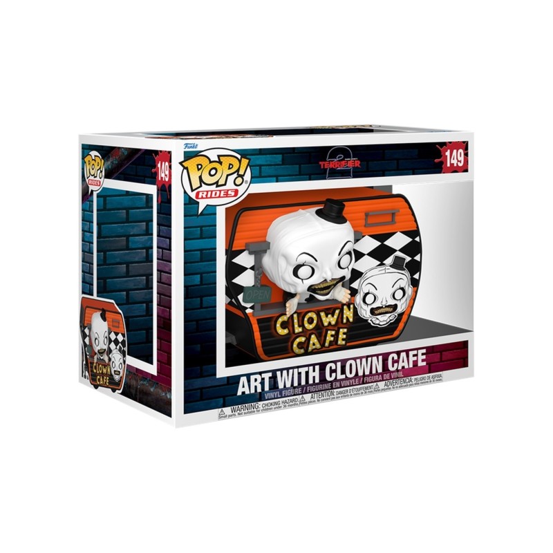 Funko POP! Ride Art with Clown Cafe - Terrifier