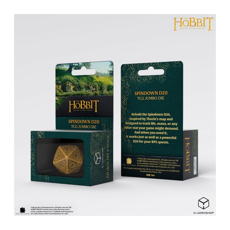 Dado Jumbo D20 Solaris - The Hobbit - Q Workshop