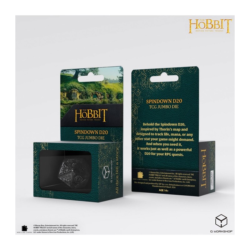 Dado Jumbo D20 Umbral - The Hobbit - Q Workshop