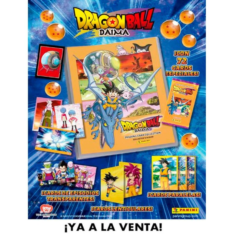 Caja de 50 Sobres Dragon Ball DAIMA - Panini Cromos