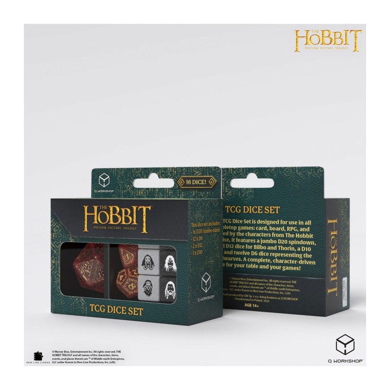Set de Dados Ember Hearth - The Hobbit - Q Workshop