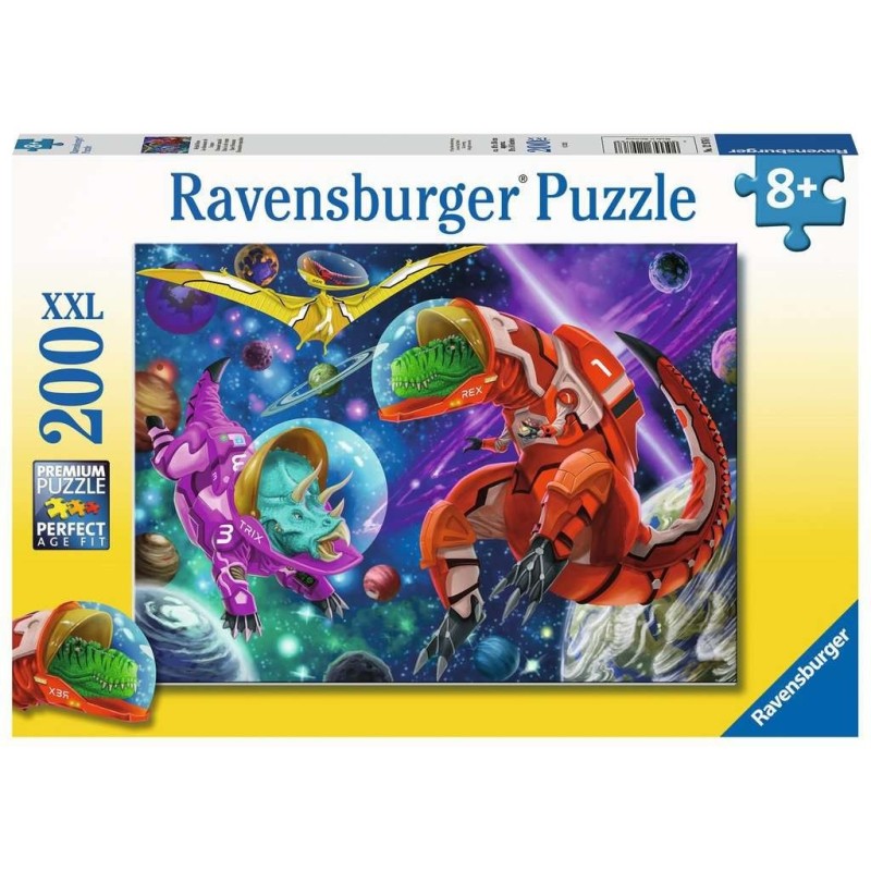 Puzzle 200 Pz. XXL: Dinosaurios espaciales