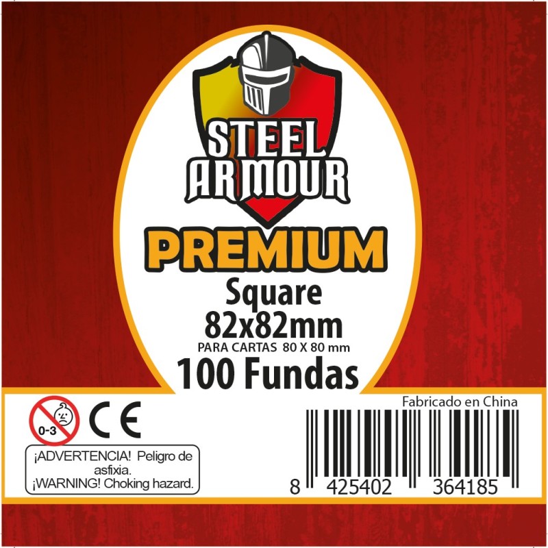 100 Fundas Cuadradas - Square Premium (82x82mm)