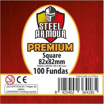 100 Fundas Cuadradas - Square Premium (82x82mm)