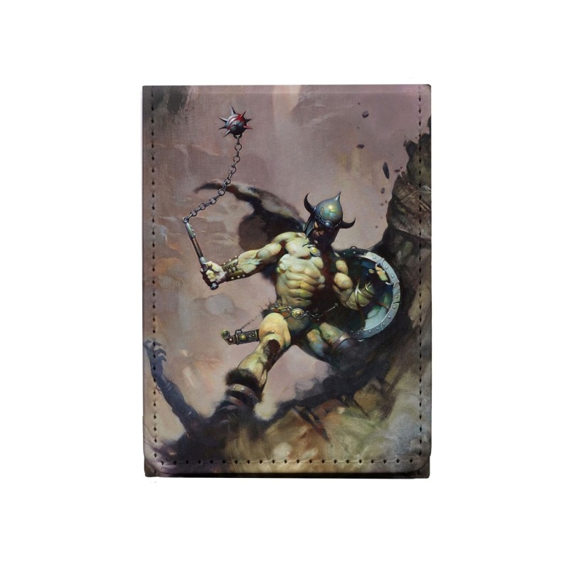 Caja de mazo Alcove Flip "Warrior with Ball and Chain" Frank Frazetta - Ultra Pro