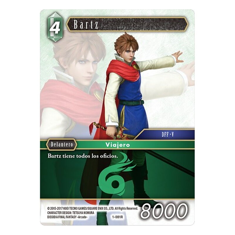 FINAL FANTASY TCG KIT TORNEO BARTZ V1 (25+25)
