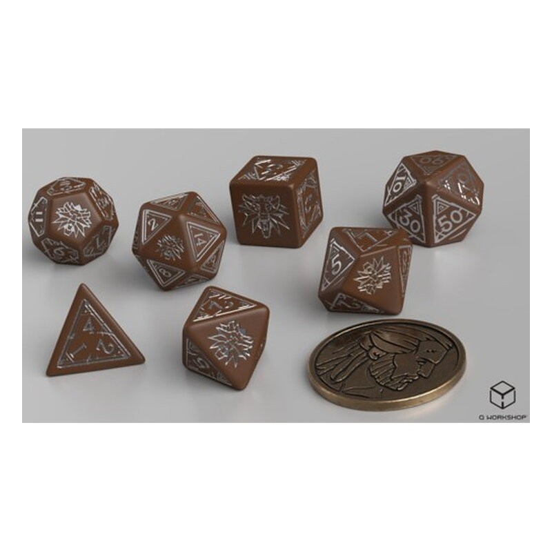 QW CAJA DADOS + MONEDA THE WITCHER ROACH (7)