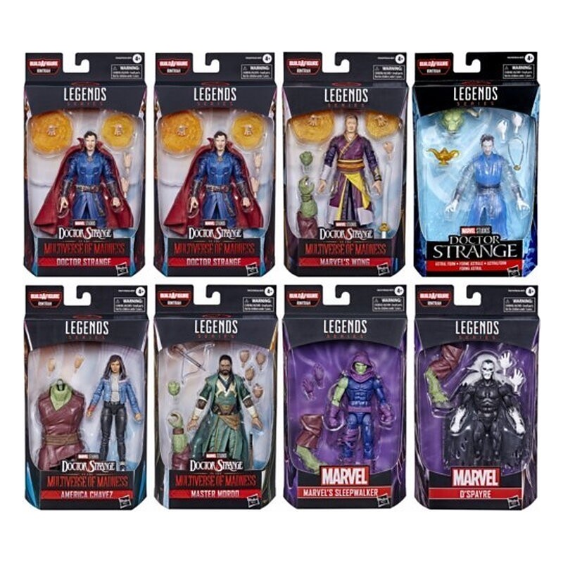 CAJA HASBRO MARVEL LEGENDS DR. STRANGE (8)