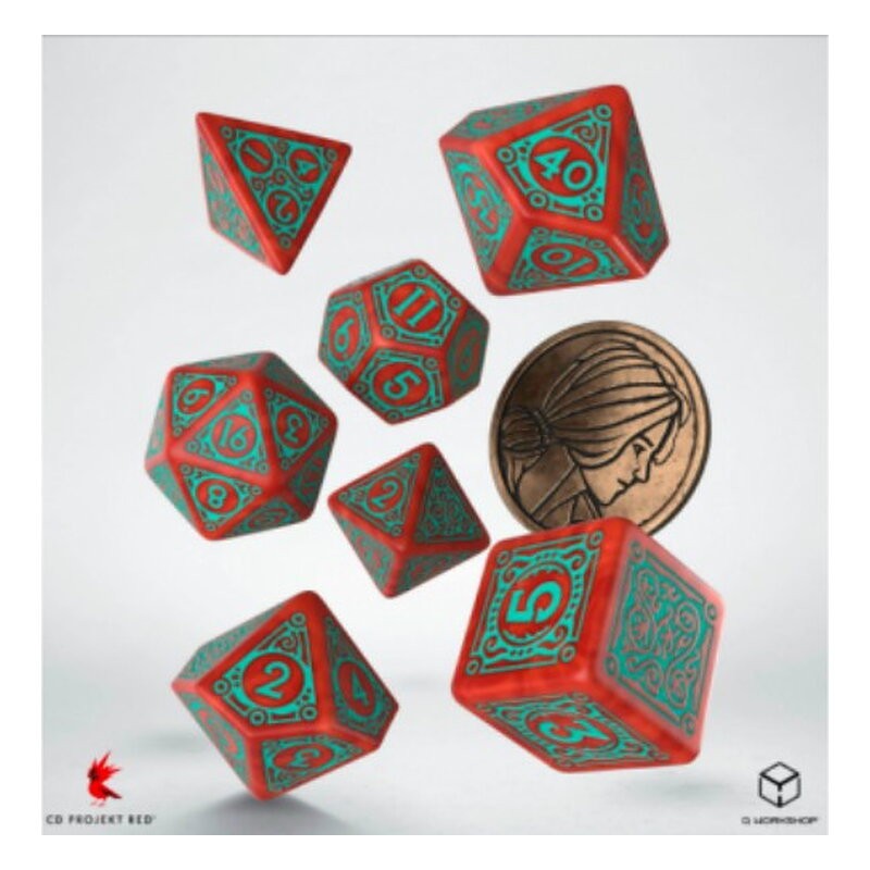 QW CAJA DADOS + MONEDA THE WITCHER TRISS MERIGOLD FEARLESS (7)