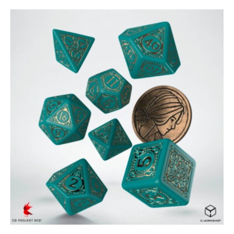 QW CAJA DADOS + MONEDA THE WITCHER TRISS HEALER (7)
