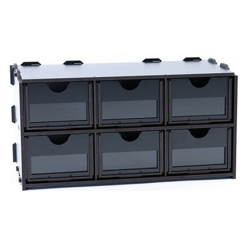 ACCESORIOS PINTURAS NEGRO ELEMENT WITH SIX DRAWER