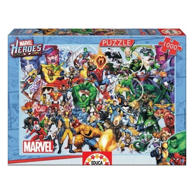 PUZLE 1000 HEROES MARVEL