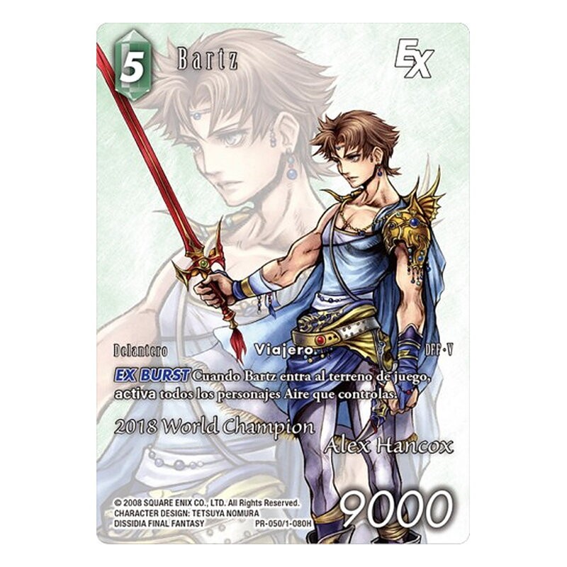FINAL FANTASY TCG KIT TORNEO BARTZ V2 (25+25)