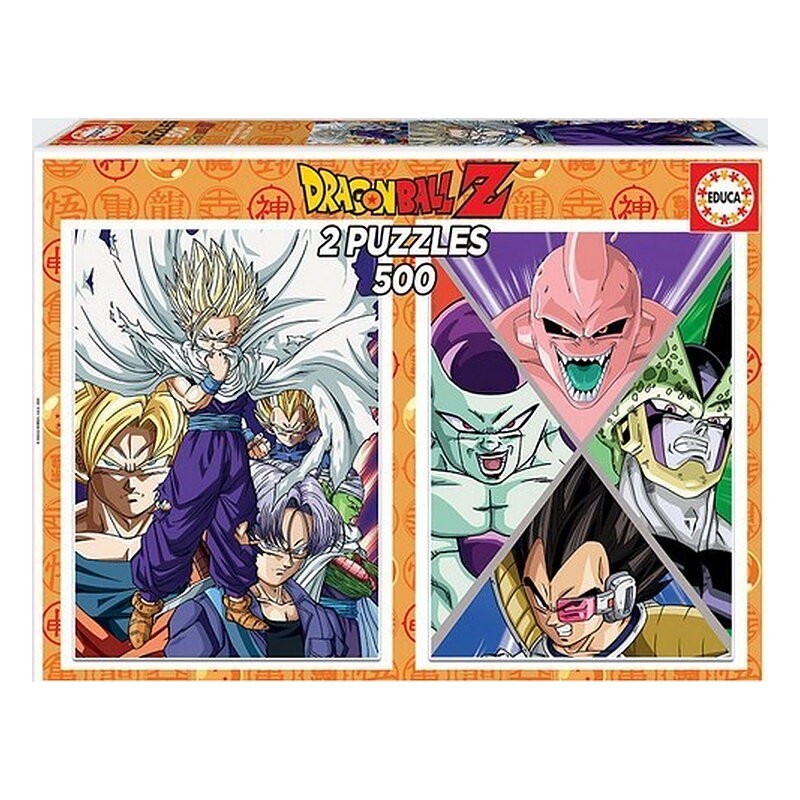 PUZLE 2 X 500 DRAGON BALL
