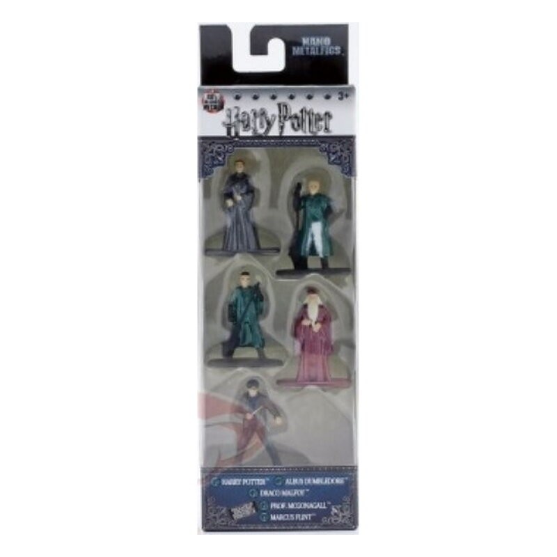 SET 5 FIGURAS METAL HARRY POTTER SET B 4 CM