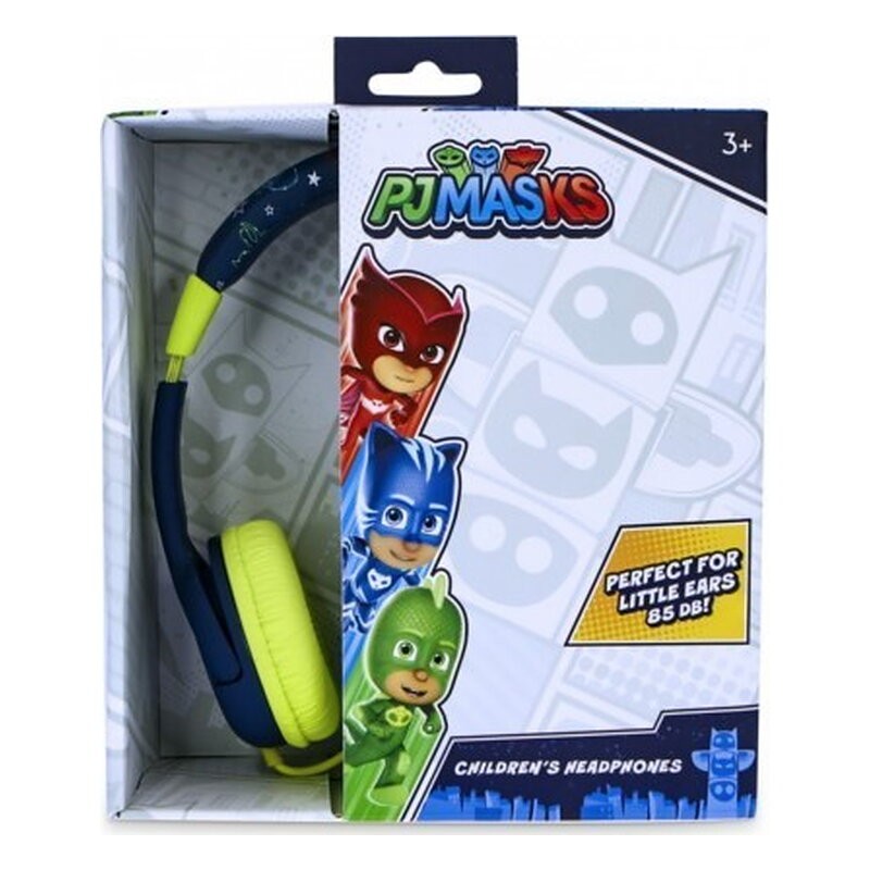 AURICULARES CABLE PATRULLA PJ MASKS 3-7 AÑOS