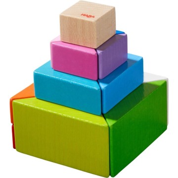 Juego de composición en 3D Cubo tangram