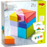 Juego de composición en 3D Cubo tangram