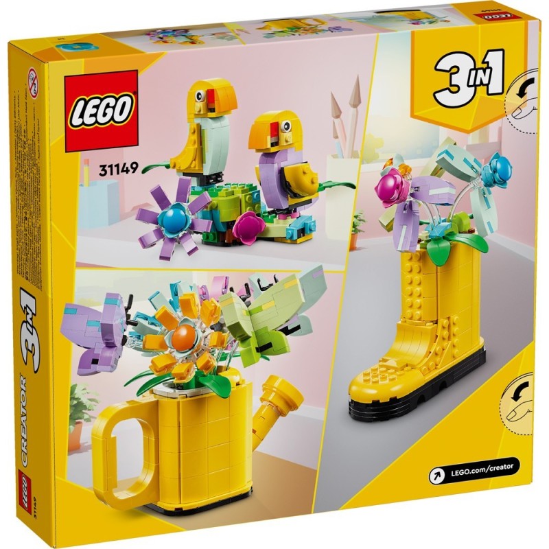 LEGO-31149 Flores en Regadera