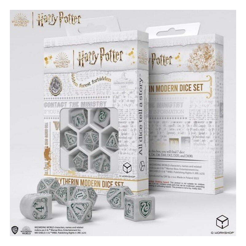 QW DADOS HARRY POTTER SLYTHERIN BLANCO (7)