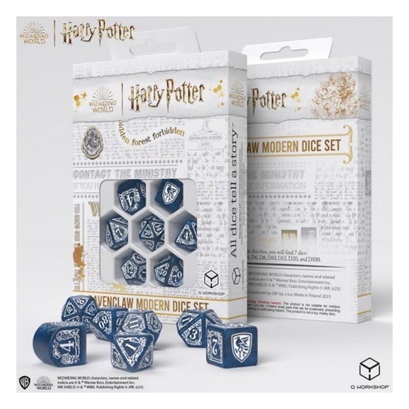 QW DADOS HARRY POTTER RAVENCLAW AZUL (7)