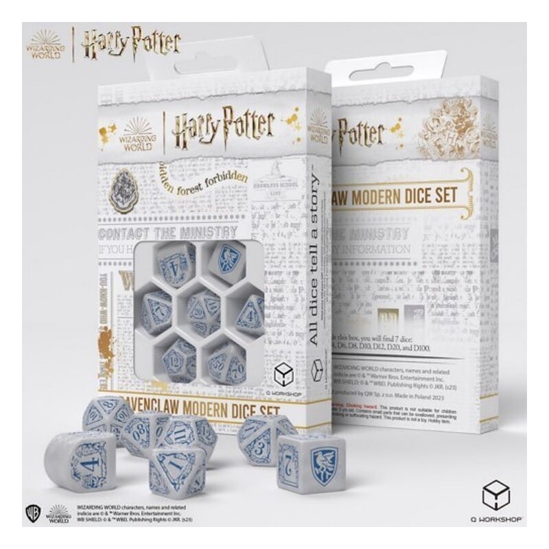 QW DADOS HARRY POTTER RAVENCLAW BLANCO (7)