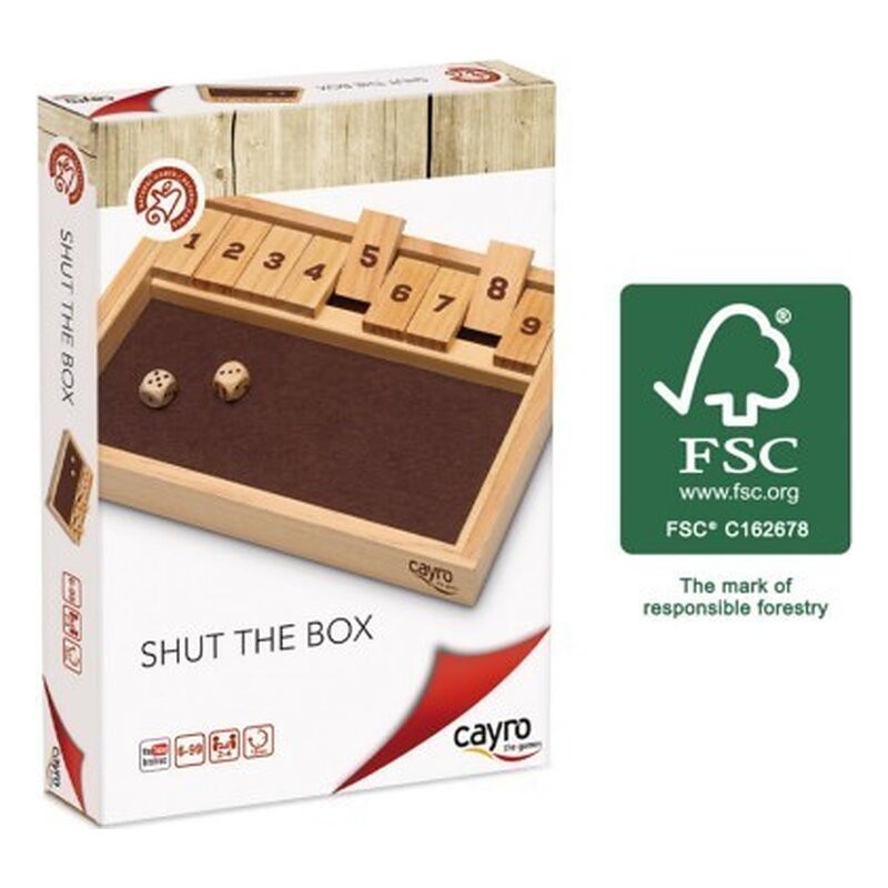 SHUT THE BOX (MADERA FSC)
