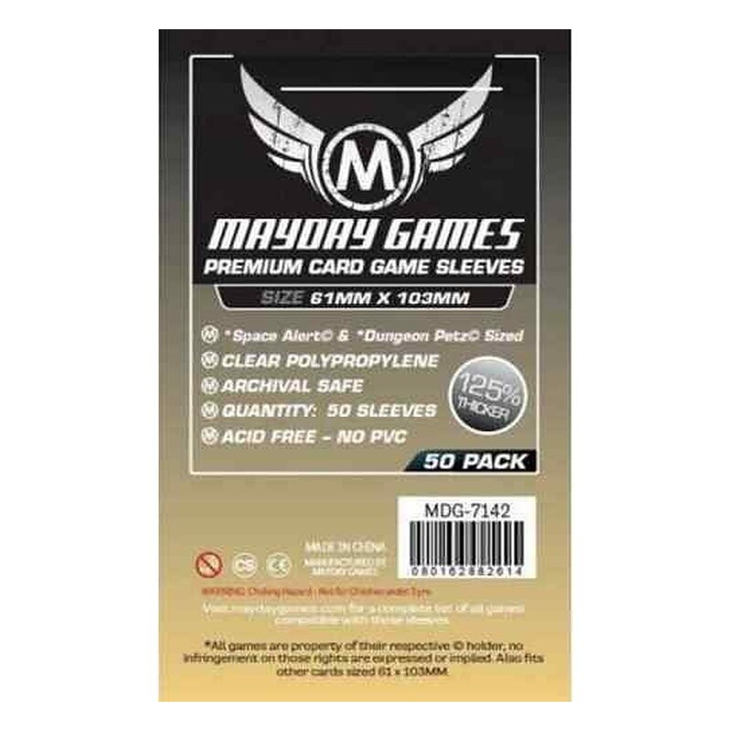 FUNDA PREMIUM MAYDAY SPACE /PETZ 61 X 103 MM (50)