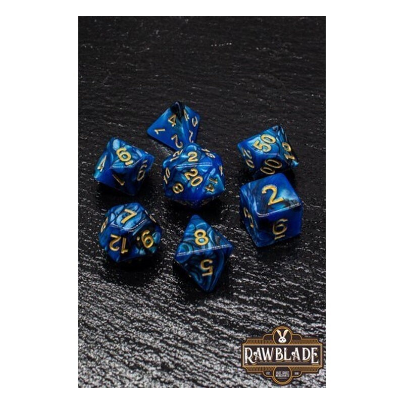 RAWBLADE MARBLE SET DADOS BLU/BLA (7)