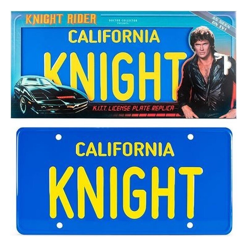 EL COCHE FANTASTICO MATRICULA KITT