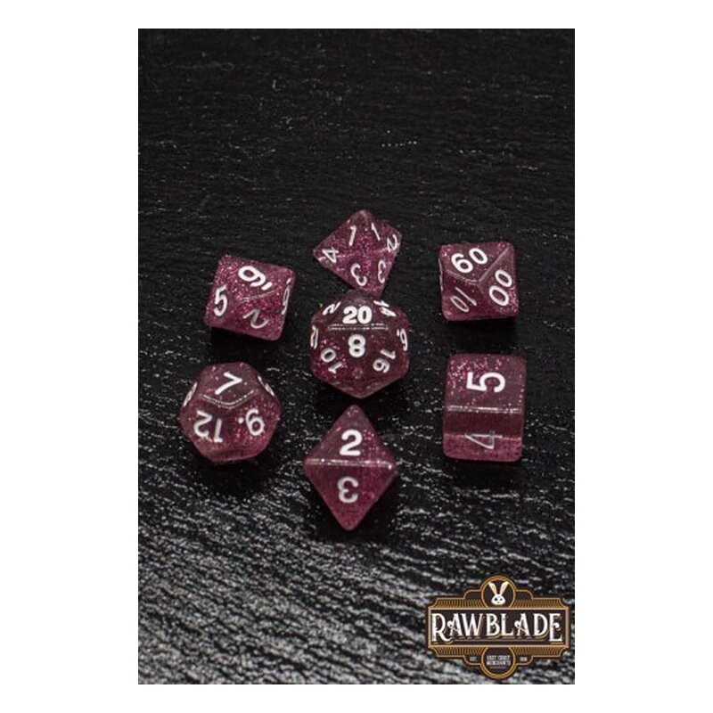 RAWBLADE GLITTER SET DADOS PURPLE (7)