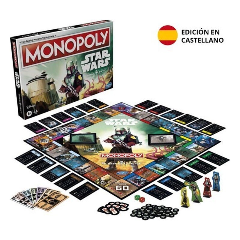 HASBRO MONOPOLY STAR WARS BOBA FETT