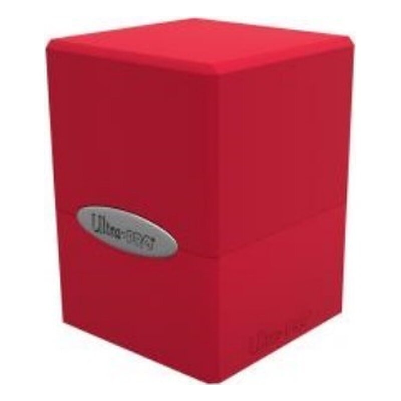 UP DECKBOX SATIN CUBE RED