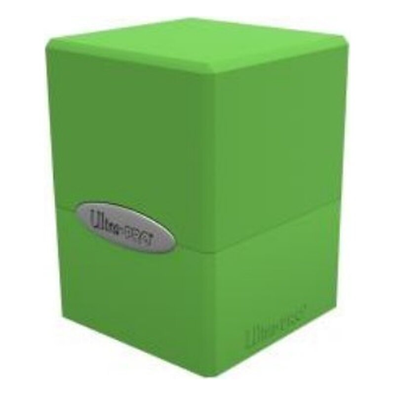UP DECKBOX SATIN CUBE LIME GREEN