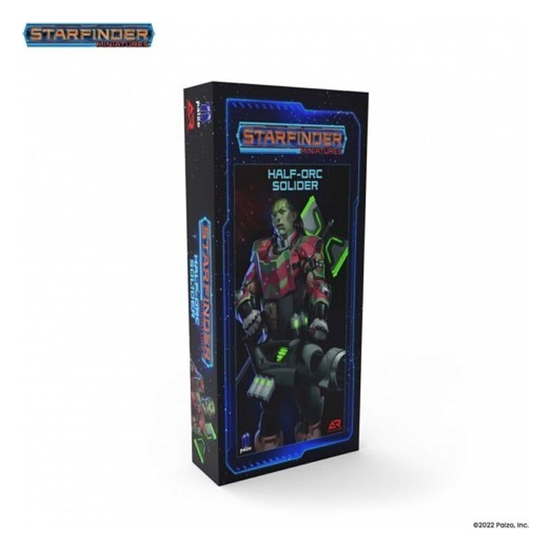 STARFINDER MINIATURAS: HALF - ORC SOLDIER