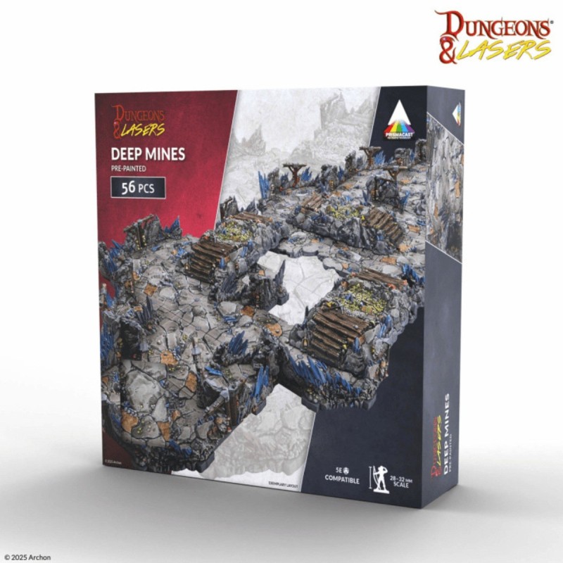 Deep Mines PrismaCast Pre-Painted Terrain