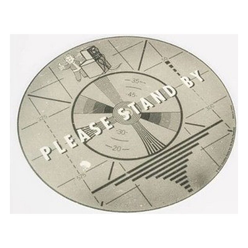ALFOMBRILLA TOCADISCOS FALLOUT PLEASE STAND BY