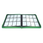 UP CARPETA 12 BOLSILLOS VIVID ZIPP GREEN