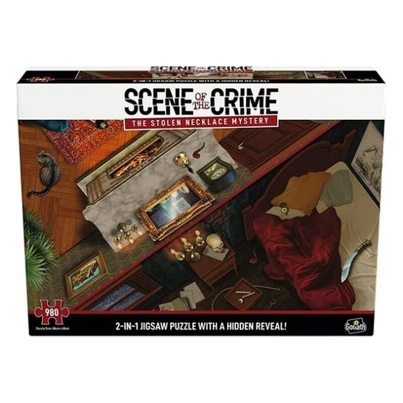 ESCENA DEL CRIMEN PUZLE MISTERIO 980 ROBO COLLAR