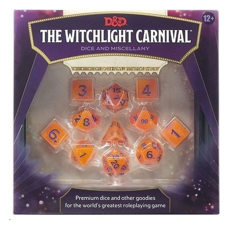 D&D 5 SET DE DADOS WITCHLIGHT CARNIVAL