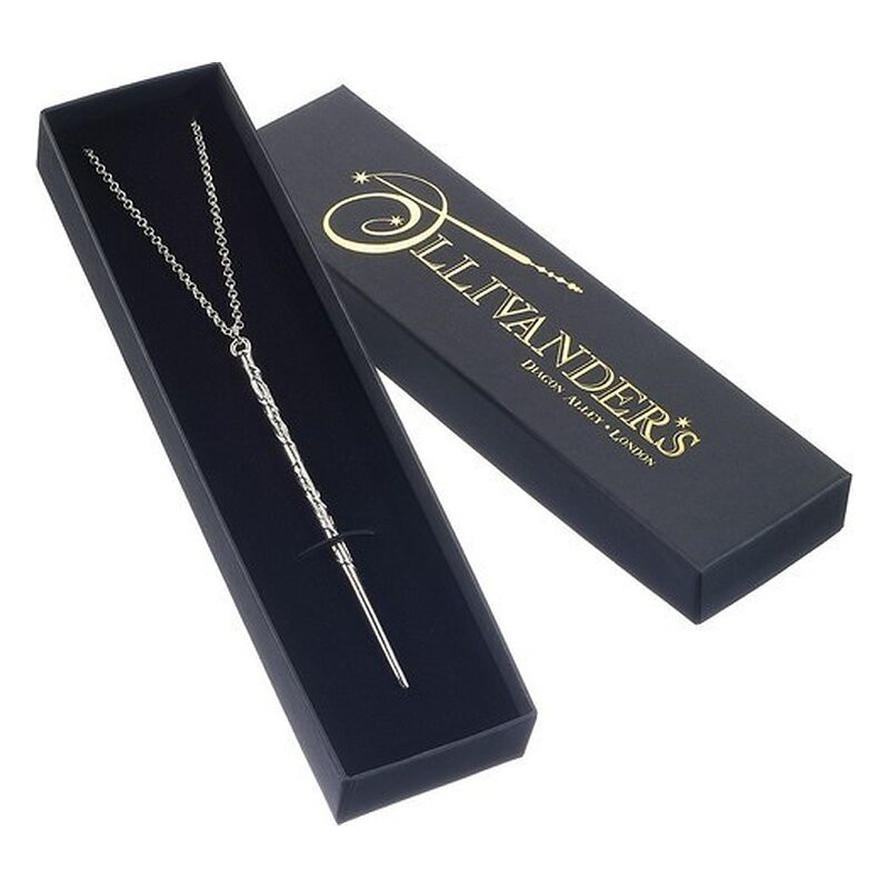 COLGANTE *PLATA* HARRY POTTER VARITA HERMIONE