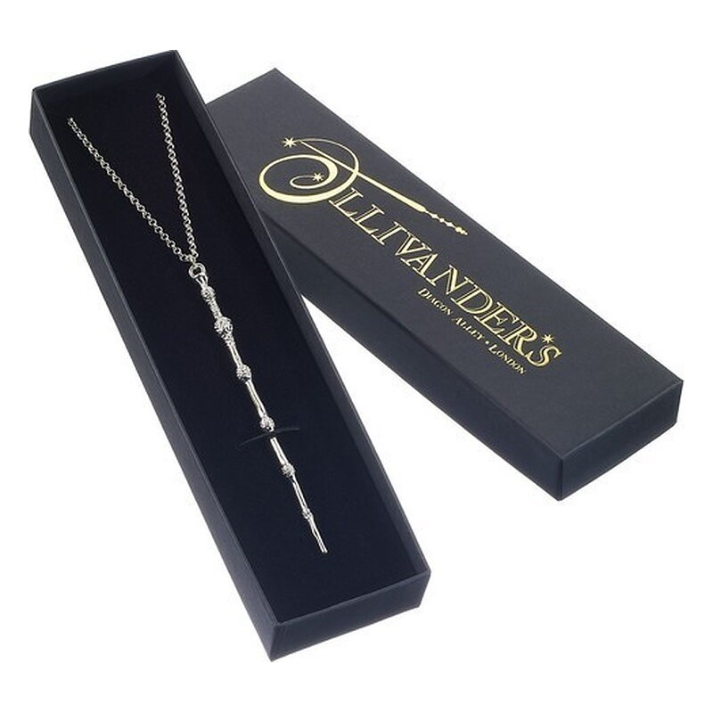 COLGANTE *PLATA* HARRY POTTER VARITA DUMBLEDORE