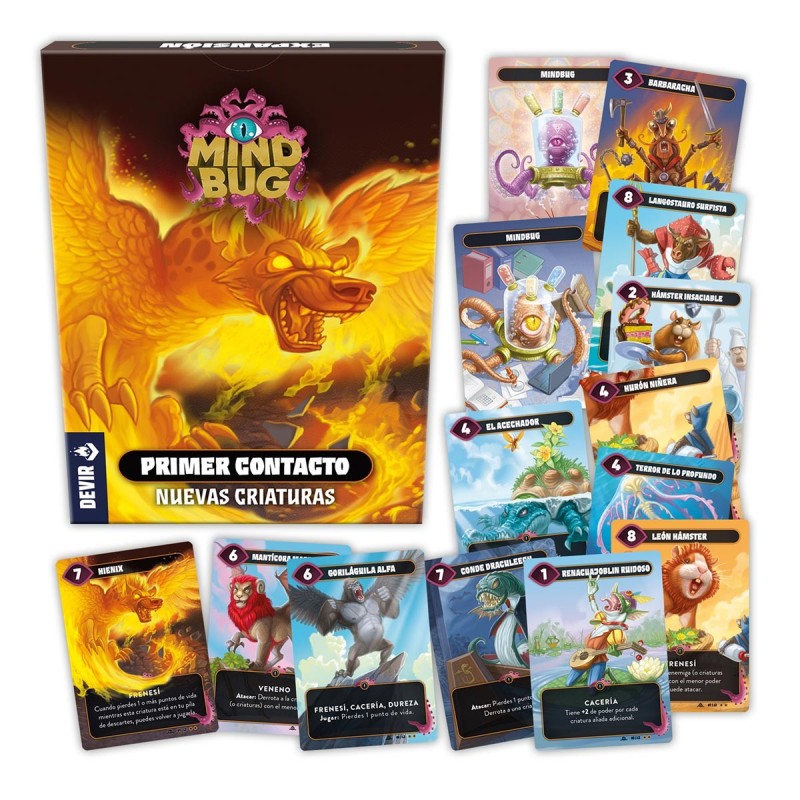 Mindbug Primer Contacto - Nuevas Criaturas