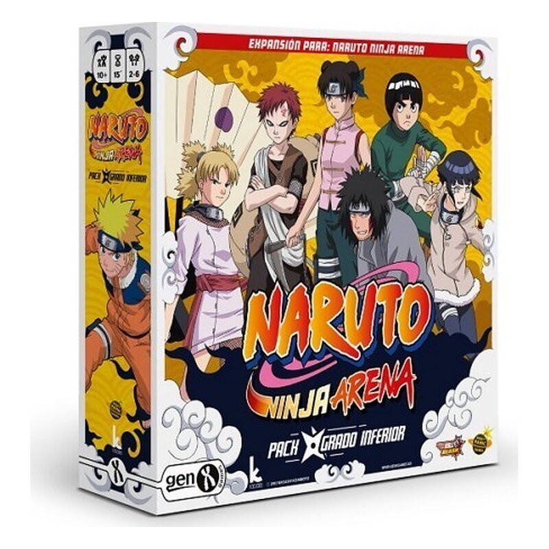 NARUTO NINJA ARENA EXP GRADO INFERIOR
